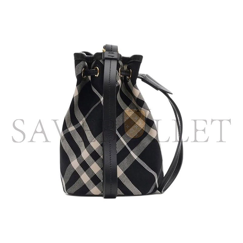 BURBERRY CHECK BUCKET BAG 80951181 (18*16*10.5cm)